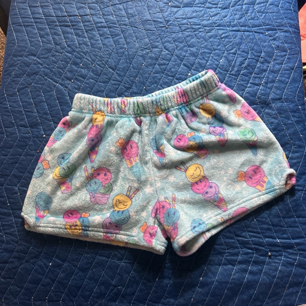 Icecream Brand Vibrant Print Shorts